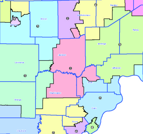 Indiana House Approves New Maps; Local Lines Moved Around 